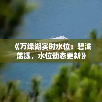 《万绿湖实时水位：碧波荡漾，水位动态更新》