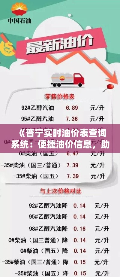 《普宁实时油价表查询系统：便捷油价信息，助您省心出行》