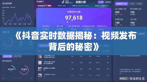《抖音实时数据揭秘：视频发布背后的秘密》