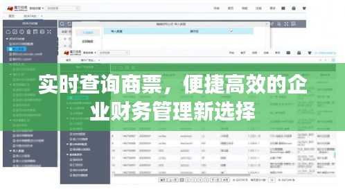 实时查询商票，便捷高效的企业财务管理新选择