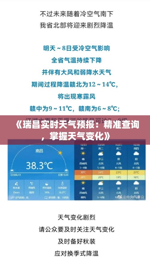 《瑞昌实时天气预报：精准查询，掌握天气变化》