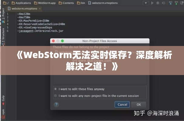 《WebStorm无法实时保存？深度解析解决之道！》