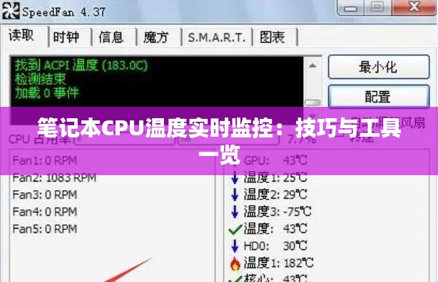 笔记本CPU温度实时监控：技巧与工具一览