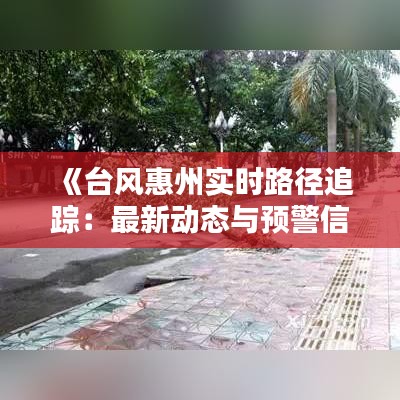 《台风惠州实时路径追踪：最新动态与预警信息》