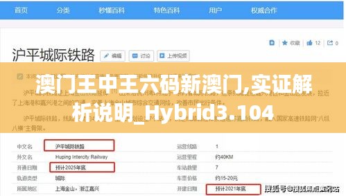 澳门王中王六码新澳门,实证解析说明_Hybrid3.104