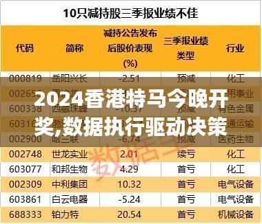 2024香港特马今晚开奖,数据执行驱动决策_The1.411