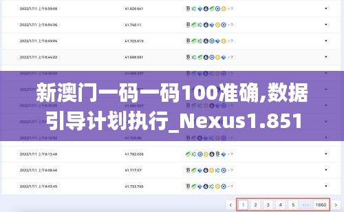 新澳门一码一码100准确,数据引导计划执行_Nexus1.851