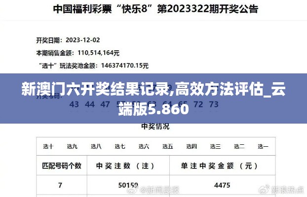 新澳门六开奖结果记录,高效方法评估_云端版5.860