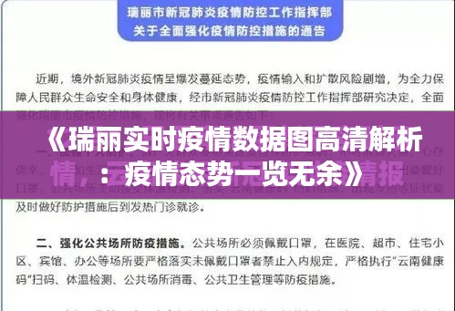 《瑞丽实时疫情数据图高清解析：疫情态势一览无余》