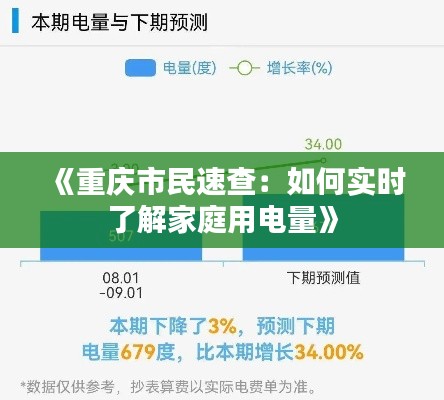 《重庆市民速查：如何实时了解家庭用电量》