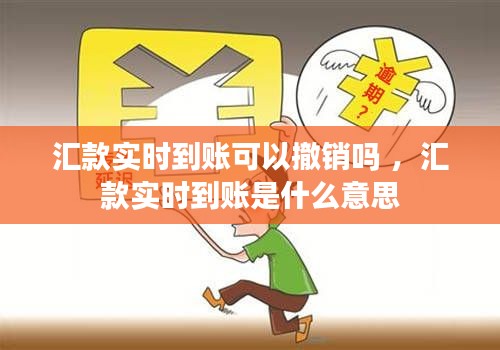 汇款实时到账可以撤销吗 ，汇款实时到账是什么意思