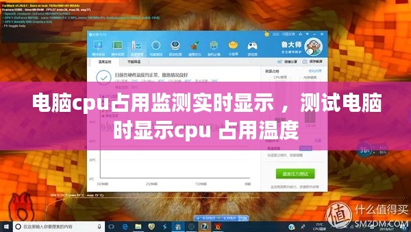 电脑cpu占用监测实时显示 ，测试电脑时显示cpu 占用温度