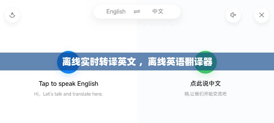 离线实时转译英文 ，离线英语翻译器