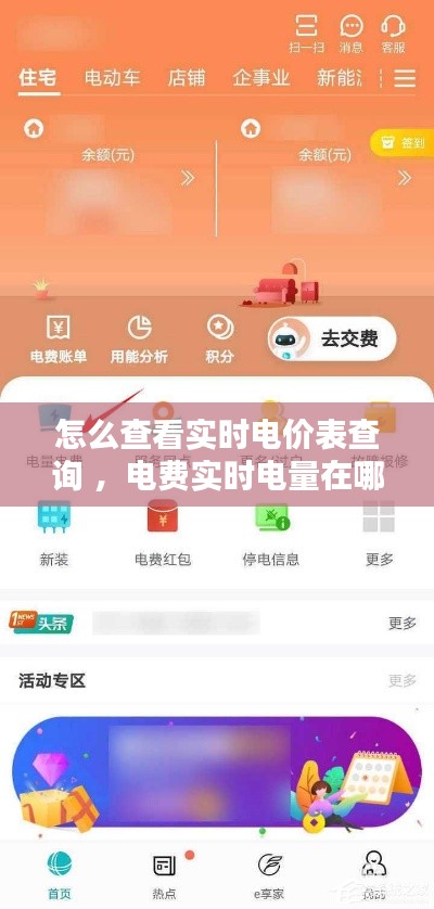 怎么查看实时电价表查询 ，电费实时电量在哪里可以查到