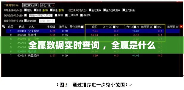 全赢数据实时查询 ，全赢是什么