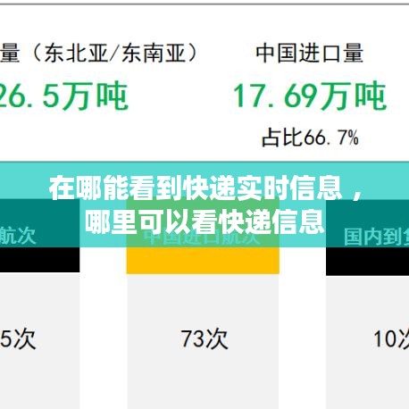 在哪能看到快递实时信息 ，哪里可以看快递信息