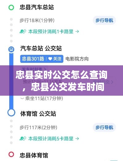 忠县实时公交怎么查询 ，忠县公交发车时间