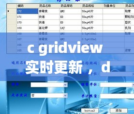 c gridview 实时更新 ，datagridview更新到数据库