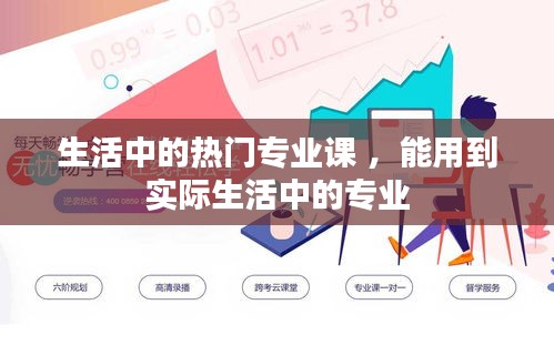 生活中的热门专业课 ，能用到实际生活中的专业