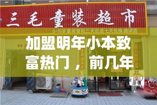 加盟明年小本致富热门 ，前几年加盟开店小本致富