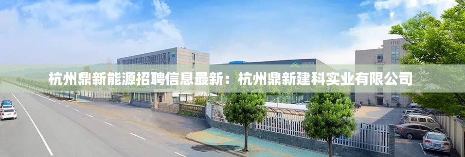 杭州鼎新能源招聘信息最新：杭州鼎新建科实业有限公司 