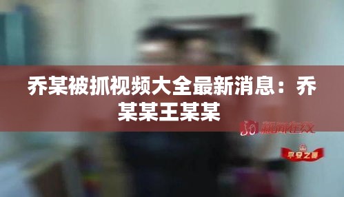 乔某被抓视频大全最新消息：乔某某王某某 