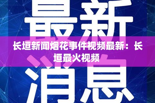 长垣新闻烟花事件视频最新：长垣最火视频 