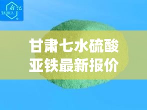 甘肃七水硫酸亚铁最新报价：七水硫酸亚铁是什么意思 