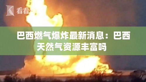 巴西燃气爆炸最新消息：巴西天然气资源丰富吗 