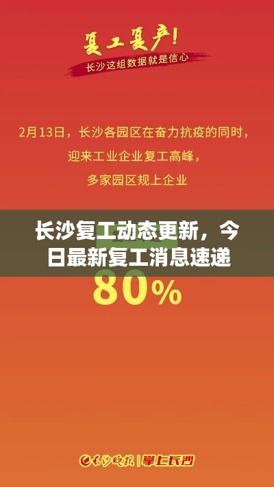 长沙复工动态更新，今日最新复工消息速递