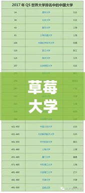 草莓大学全球排名及影响力解析