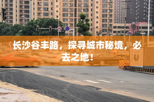 长沙谷丰路，探寻城市秘境，必去之地！