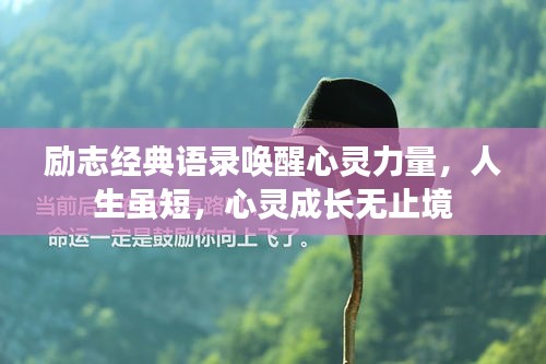 励志经典语录唤醒心灵力量，人生虽短，心灵成长无止境