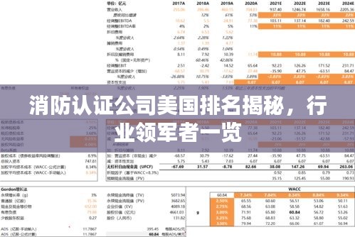 消防认证公司美国排名揭秘，行业领军者一览