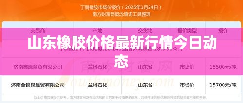 山东橡胶价格最新行情今日动态