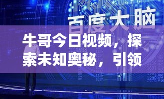 牛哥今日视频，探索未知奥秘，引领潮流风向标
