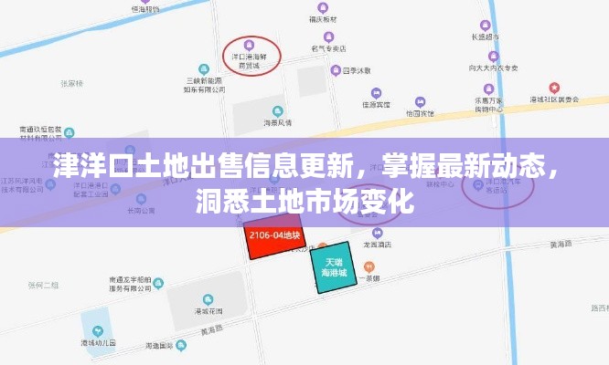 津洋口土地出售信息更新，掌握最新动态，洞悉土地市场变化