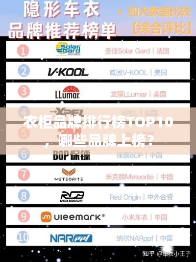 衣柜品牌排行榜TOP10，哪些品牌上榜？