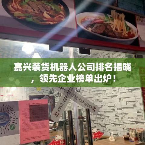 嘉兴装货机器人公司排名揭晓，领先企业榜单出炉！