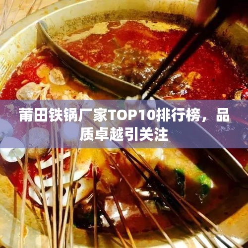 莆田铁锅厂家TOP10排行榜，品质卓越引关注
