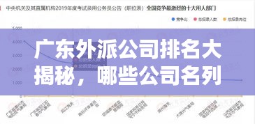 广东外派公司排名大揭秘，哪些公司名列前茅？