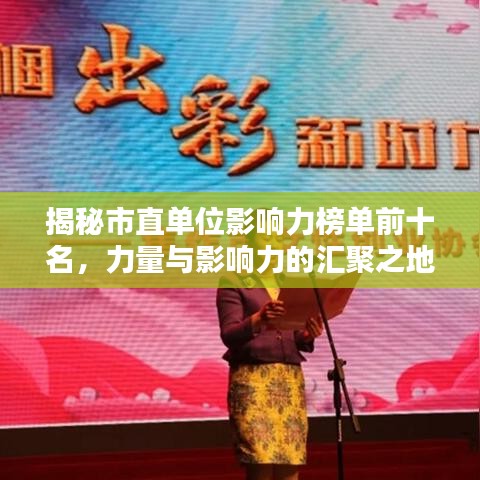 揭秘市直单位影响力榜单前十名，力量与影响力的汇聚之地